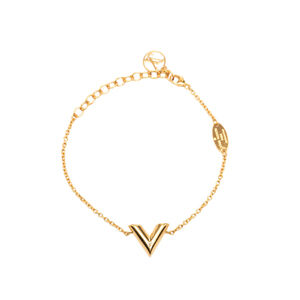 Pre-Loved Louis Vuitton Gold Plated Essential V Bracelet